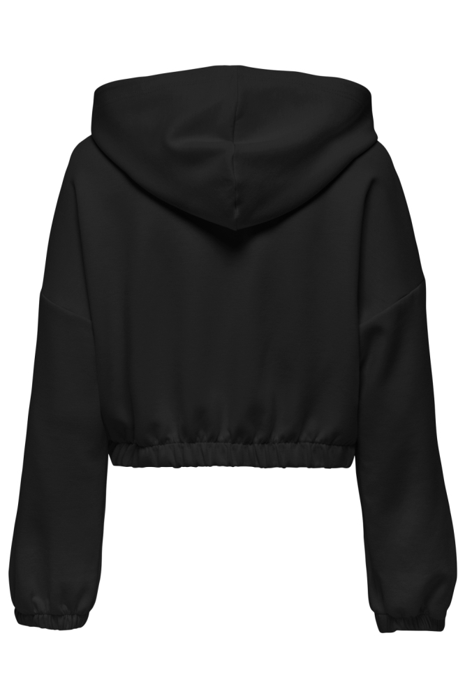 ONLSCARLETT LIFE LS ZIP HOOD SWT NO 15346449 BLACK